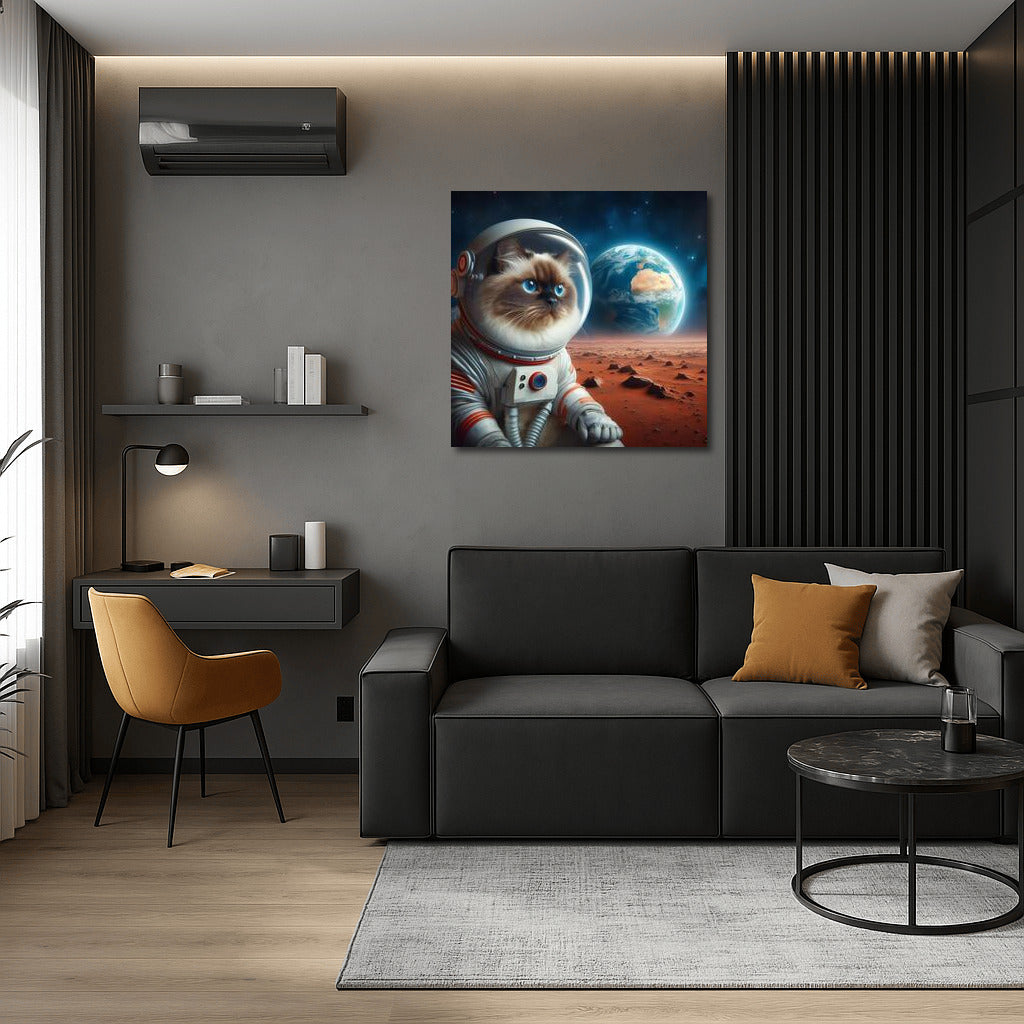 Burmese Cat in a Spacesuit: Martian Dreams of Earth