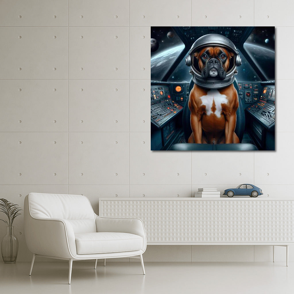 Boxer-traveler in a starship: Space adventure