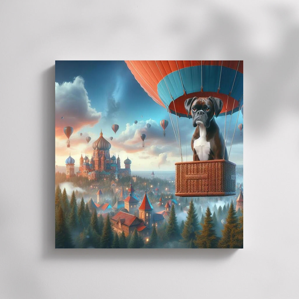 Boxer in the Sky: Flight Over the Fairytale City