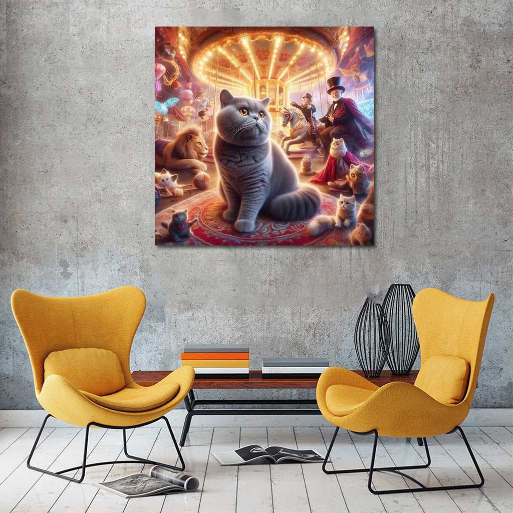 British Shorthair in Wonderland: Fair Magic and Mysterious Magicians