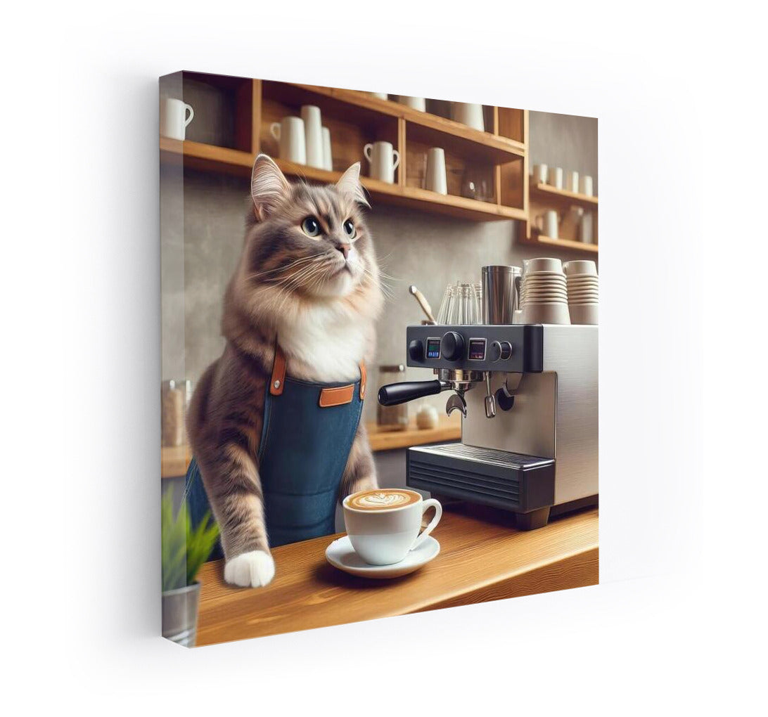 Coffee Magic from a Cat Barista: The Fluffy Coffee Master