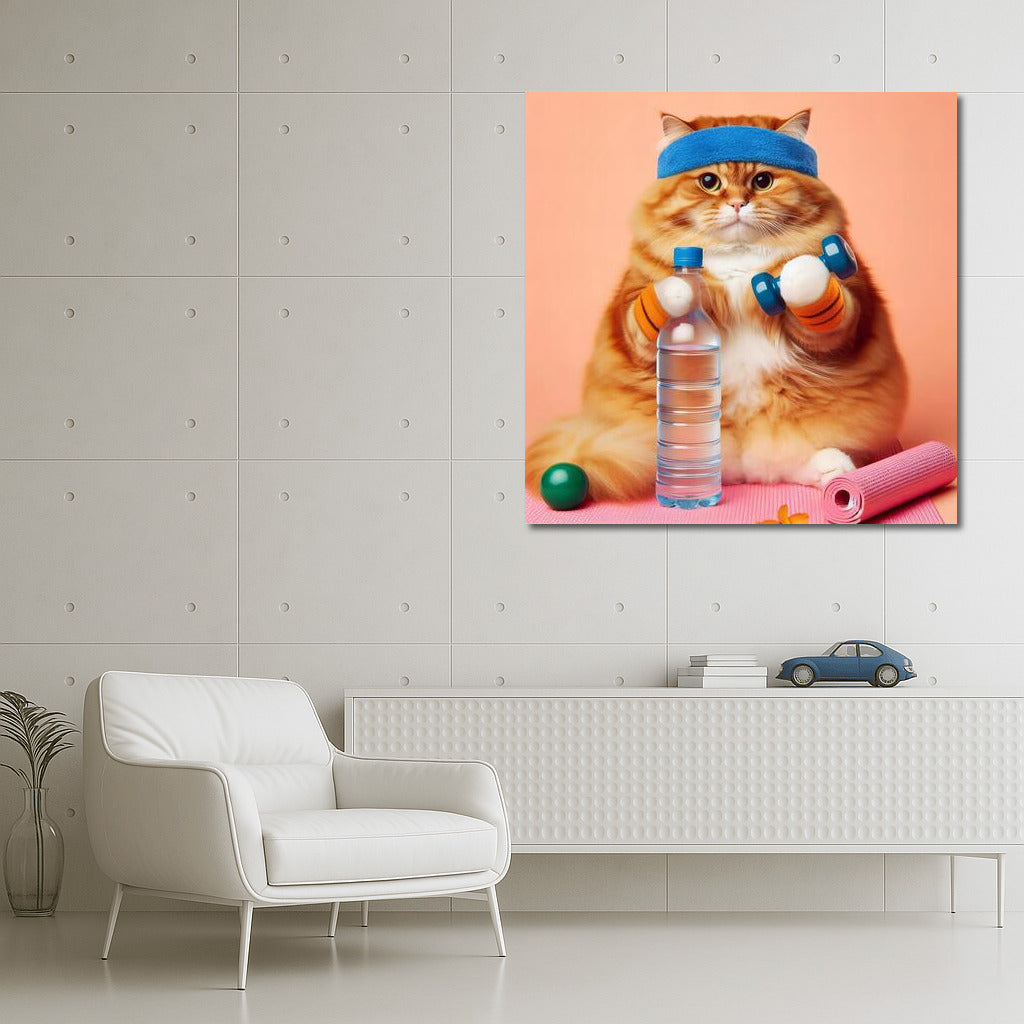 Fitness Trainer Cat: A Fluffy Motivator for a Healthy Lifestyle