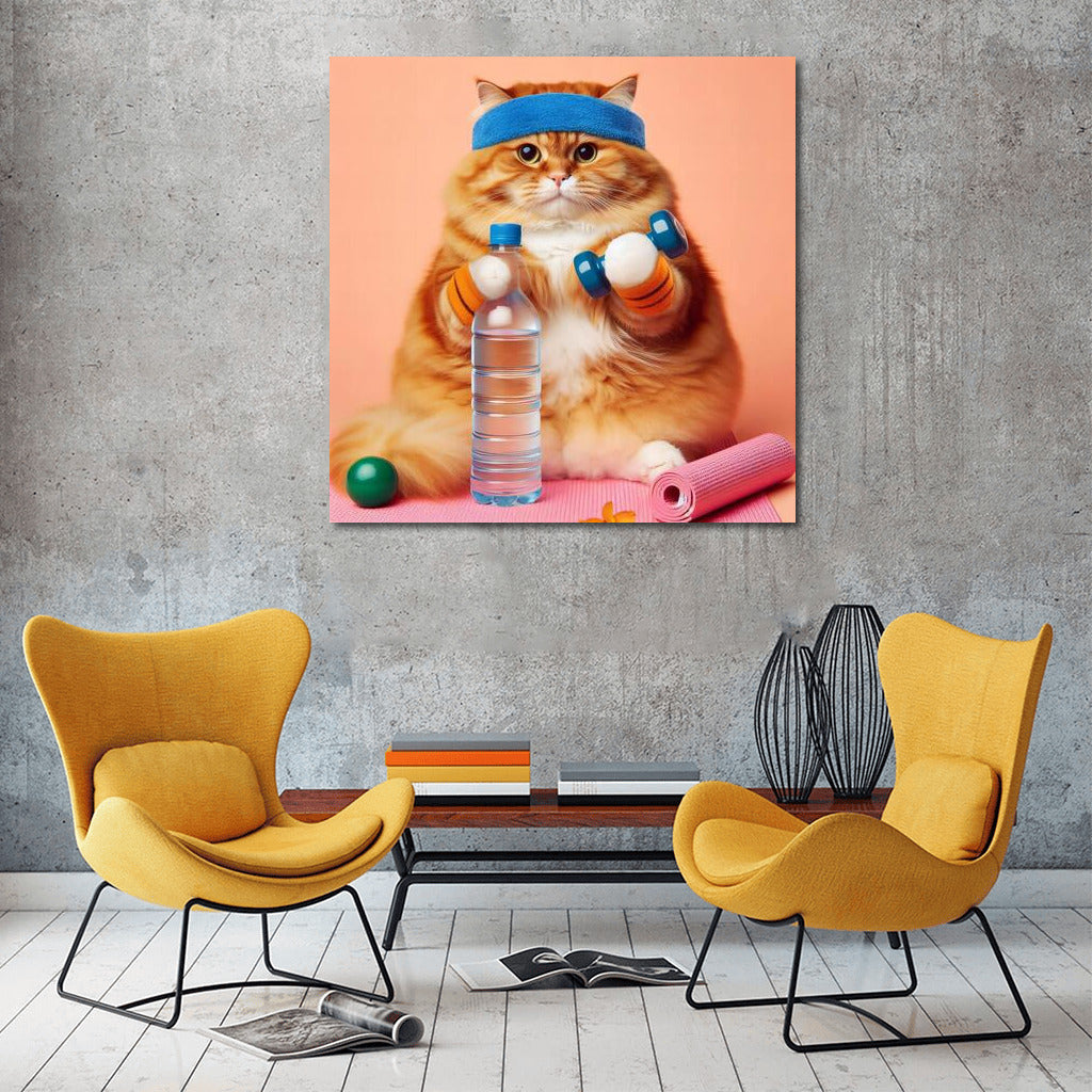 Fitness Trainer Cat: A Fluffy Motivator for a Healthy Lifestyle