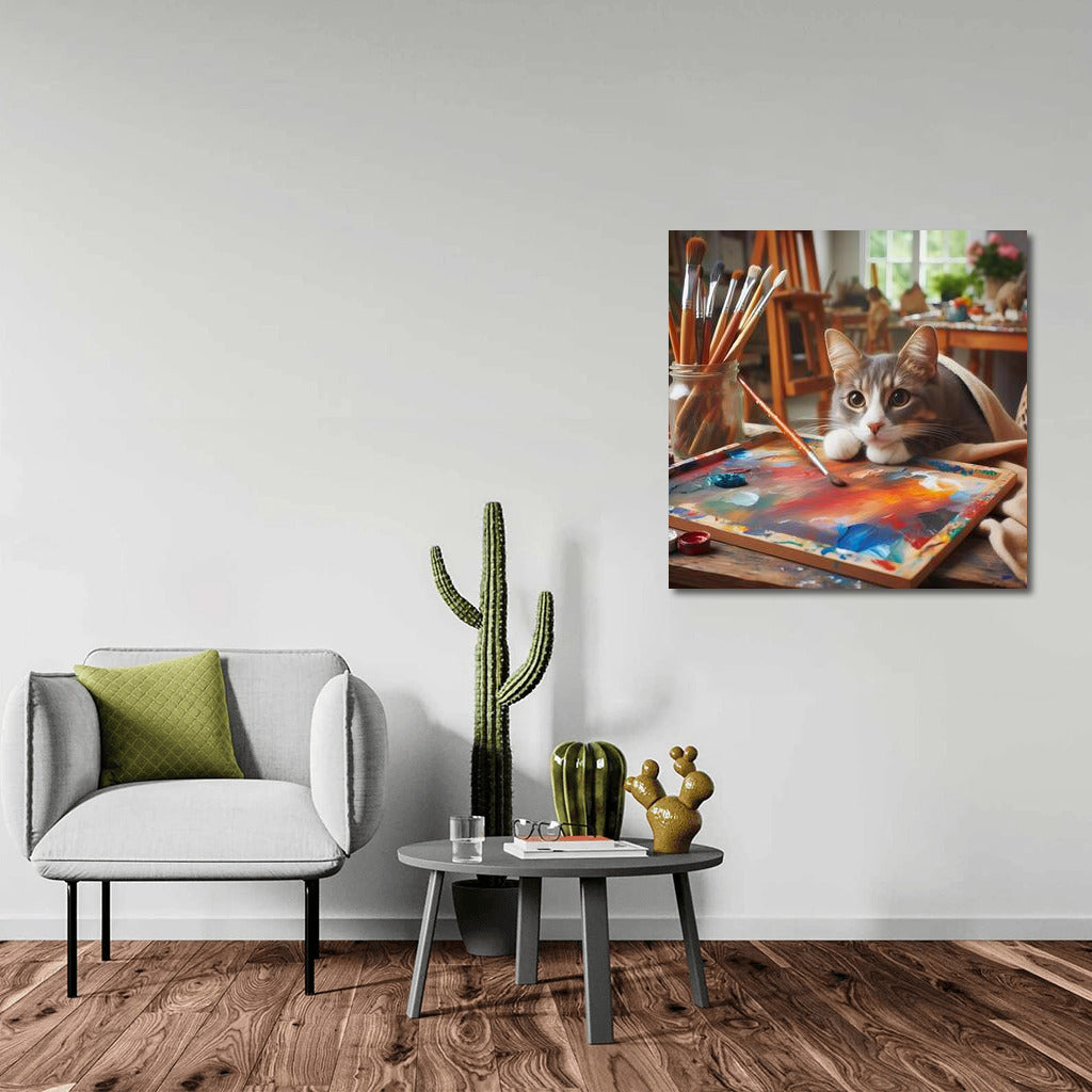 Cat Artist in the Studio: Creative Inspiration for Cat Lovers