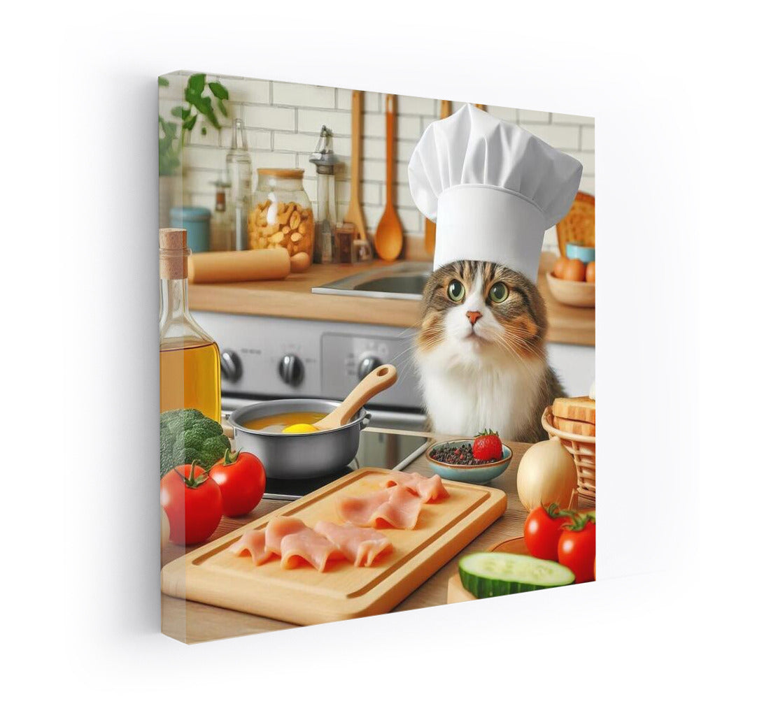 Cat Chef in the Kitchen: A Cozy Chef in a Hat for Cat and Cooking Lovers