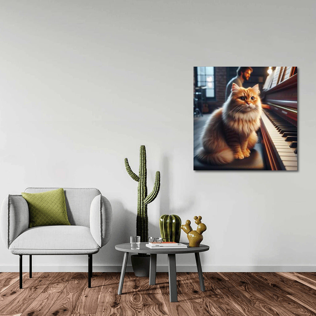 Musical Cat: Inspiration and Comfort in the Studio