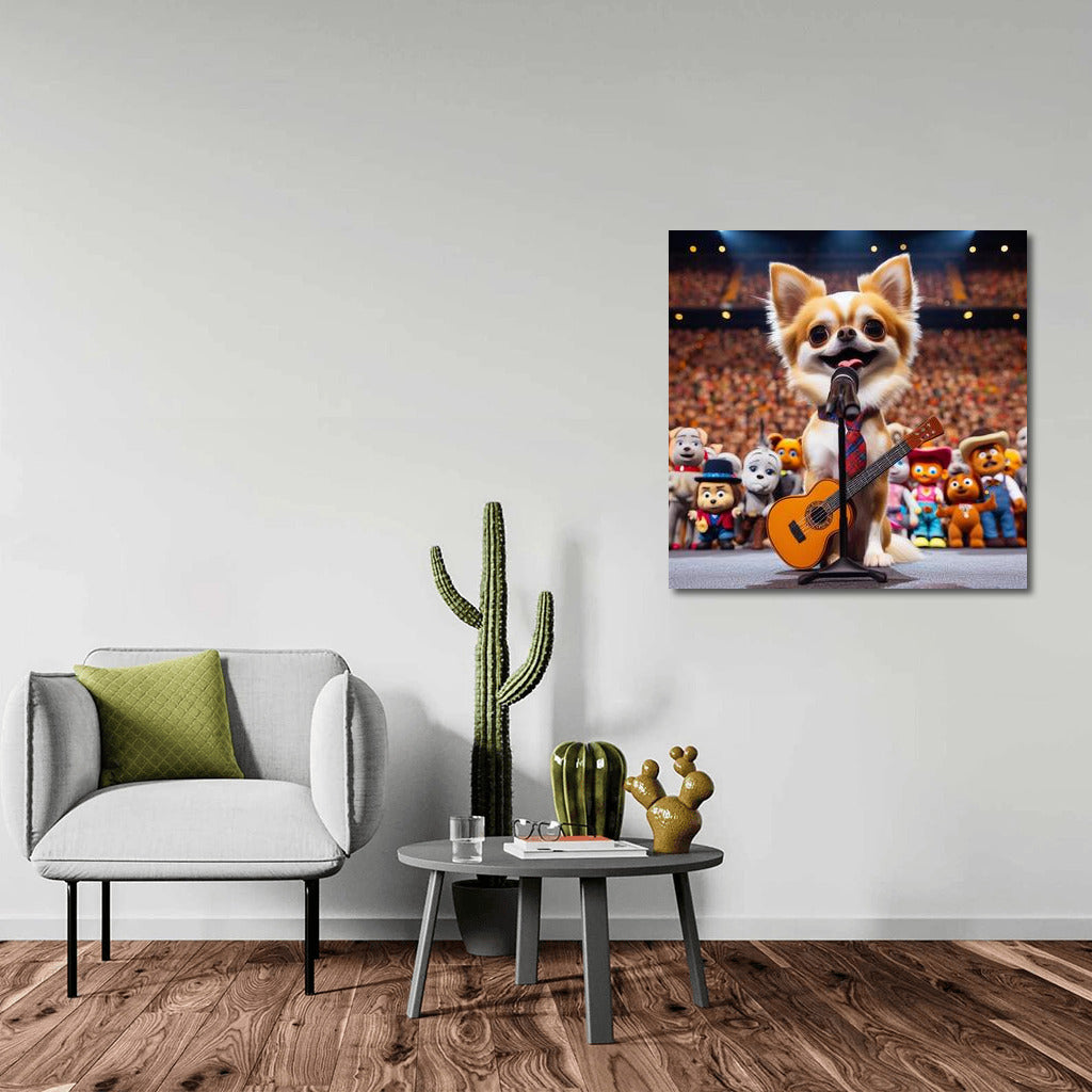 Chihuahua on Stage: Concert for the Plush Army