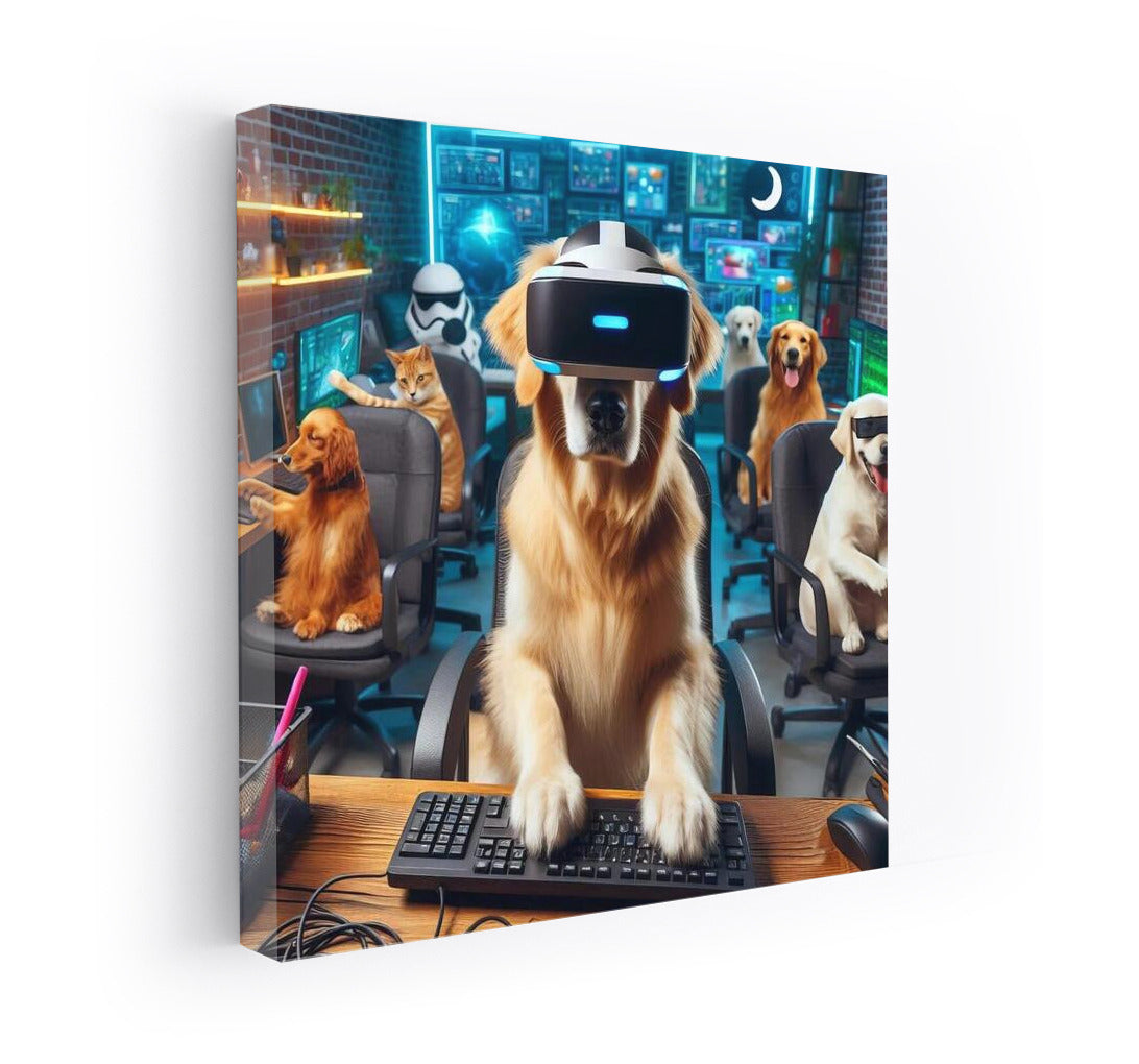 Dog Cyber Cafe: Programmers on Paws