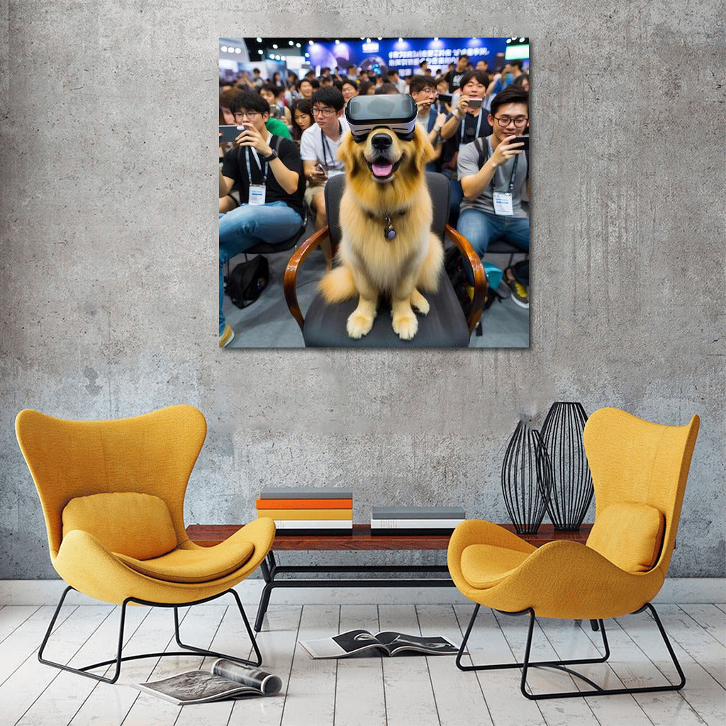 Dog in Virtual Reality: Tech Expo 2