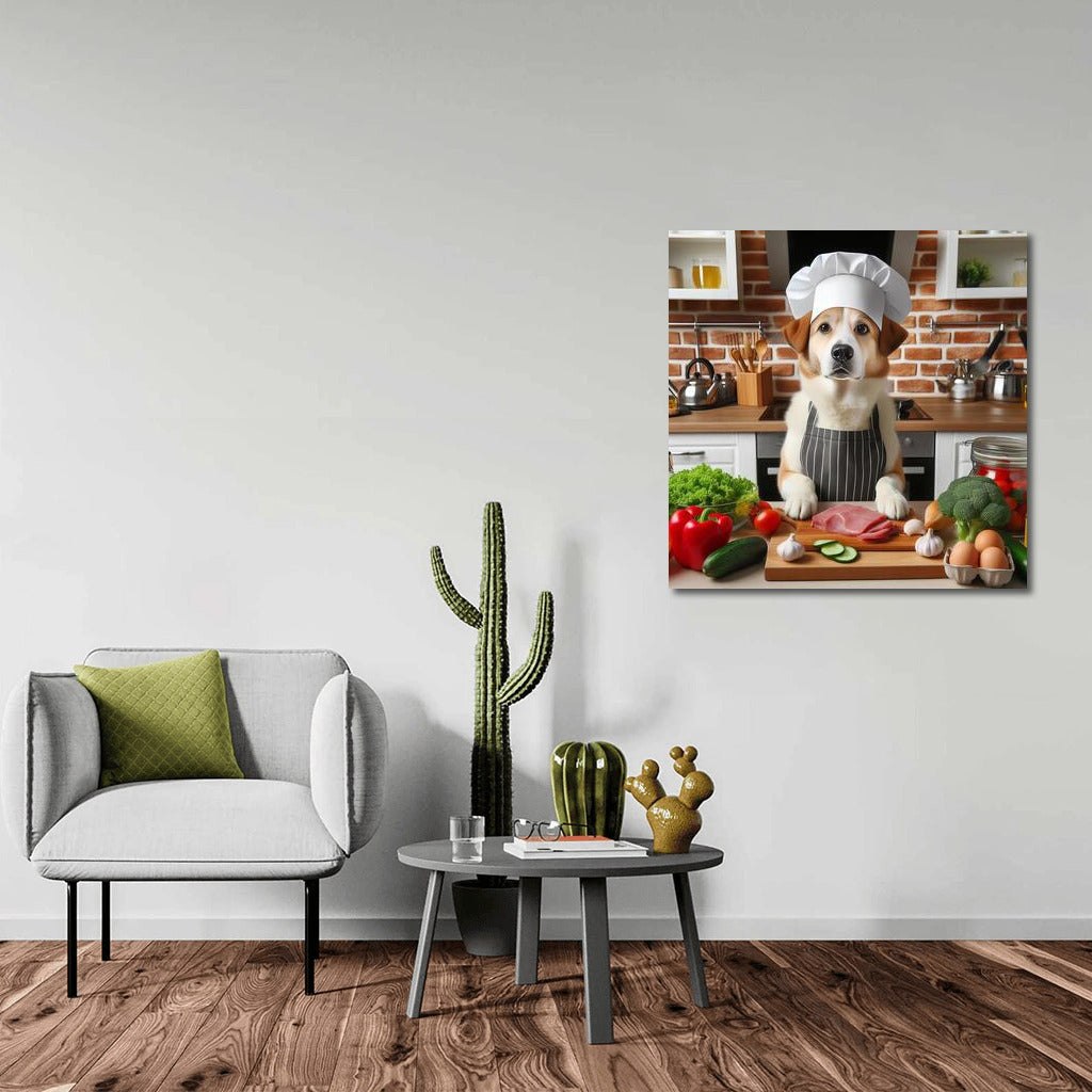 Chef Dog in the Kitchen: A Culinary Adventure in a Hat