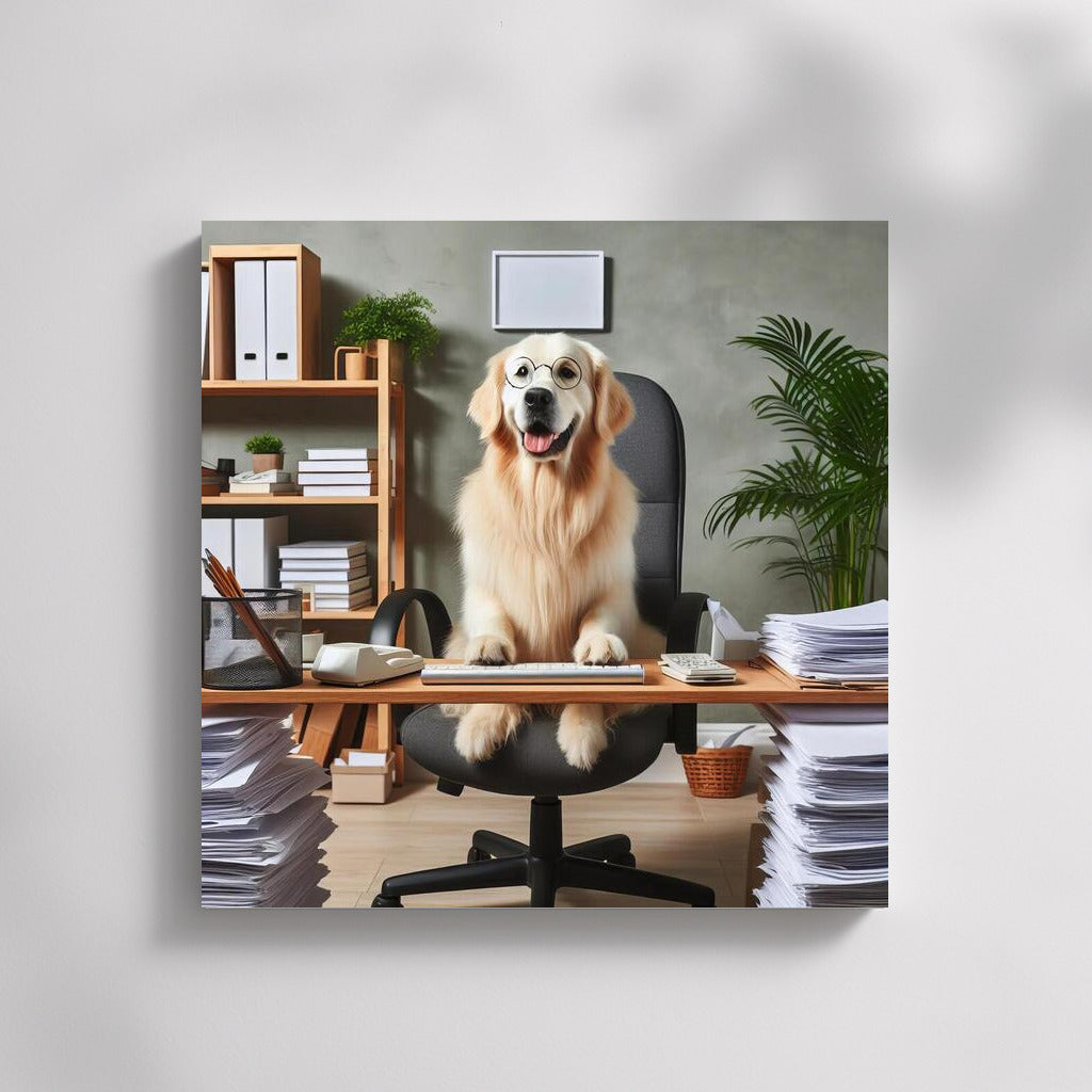 Office Dog: Work Day with a Smile