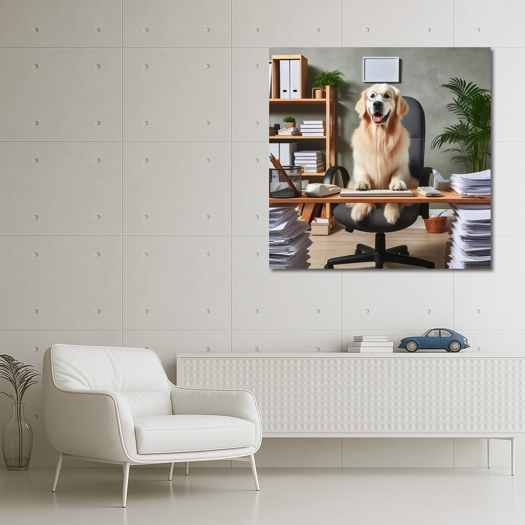 Office Dog: Work Day with a Smile