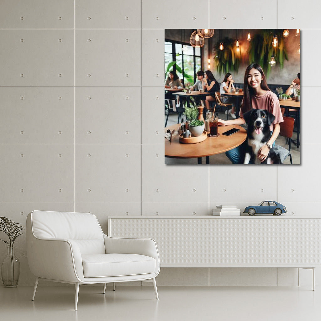 Positive Pet in Modern Cafe: Dog Modern Cafe 4