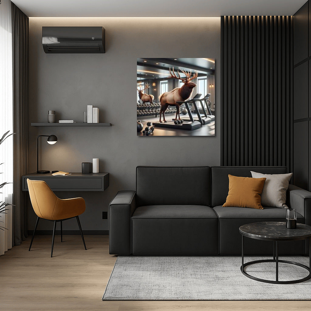 Moose in the Hall: Fitness Energy for Your Walls