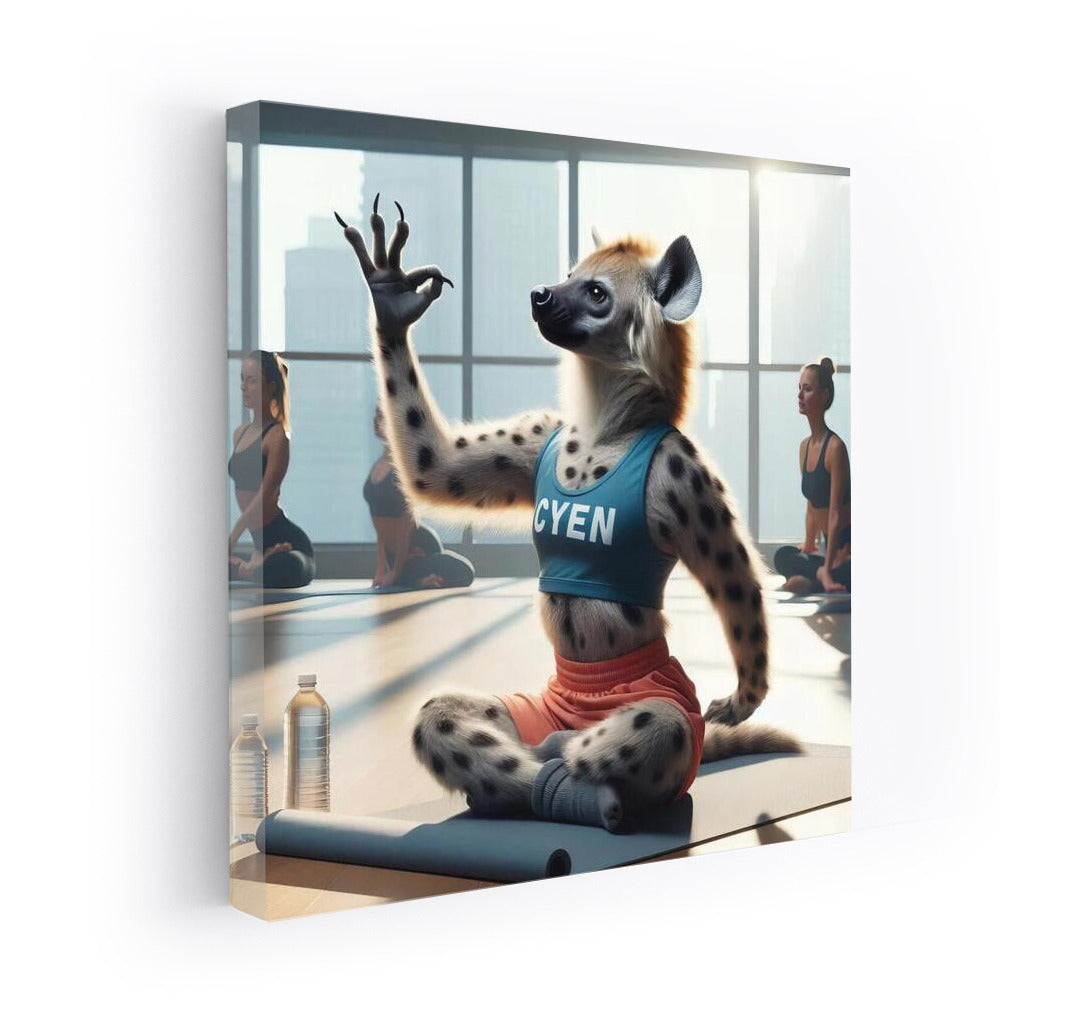 Hyena On Yoga: Amazing Wall Inspiration