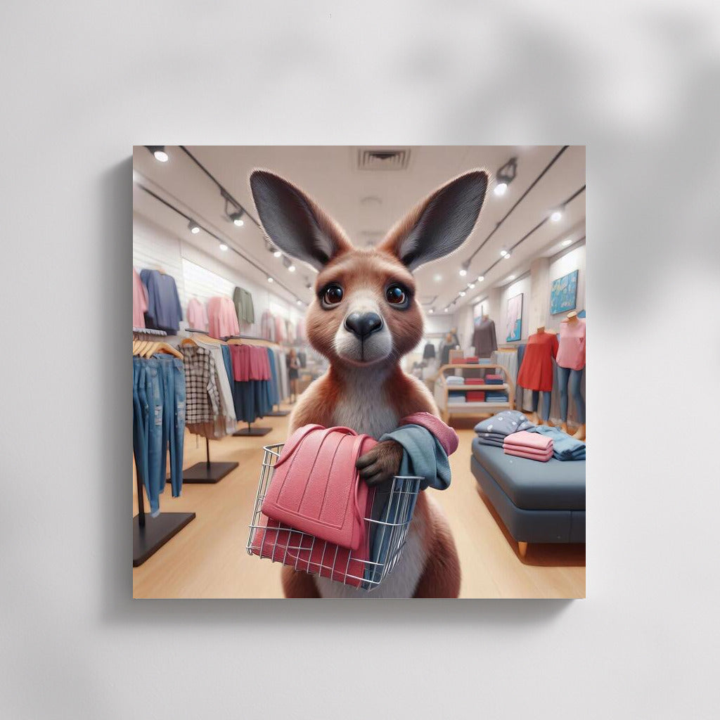 Kangaroo on a Shopping Hunt: Bright Decor for the Interior