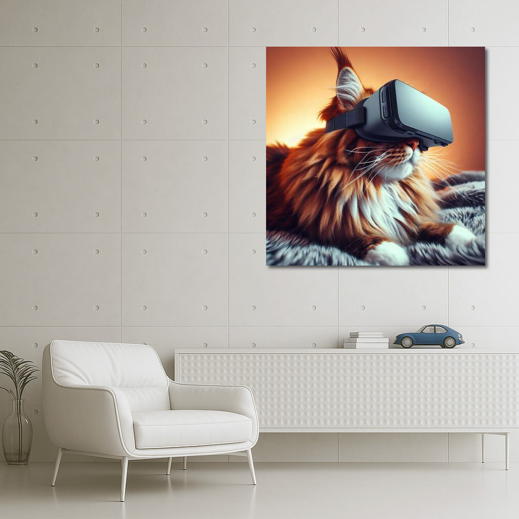 Maine Coon in Virtual Reality: Immersion in Fantasy