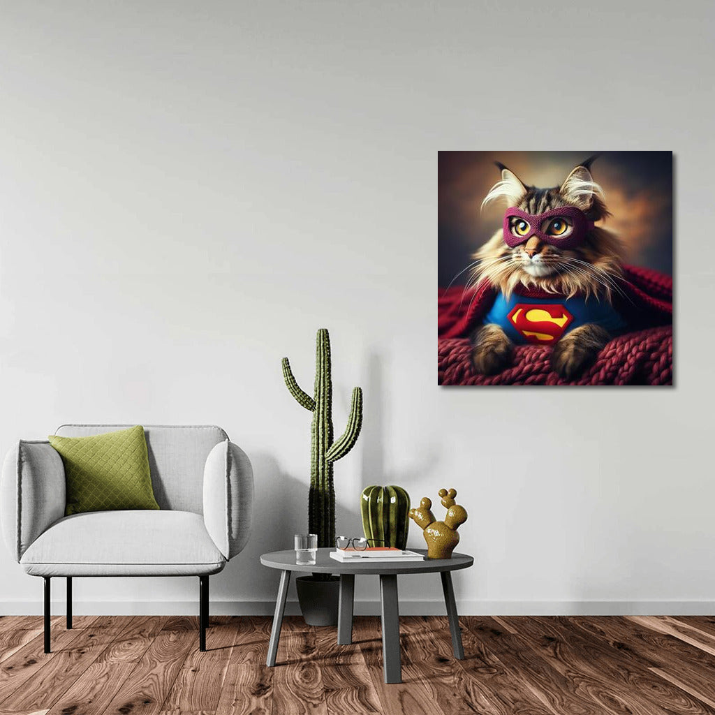Maine Coon Superhero: The Cat Who Saves the World
