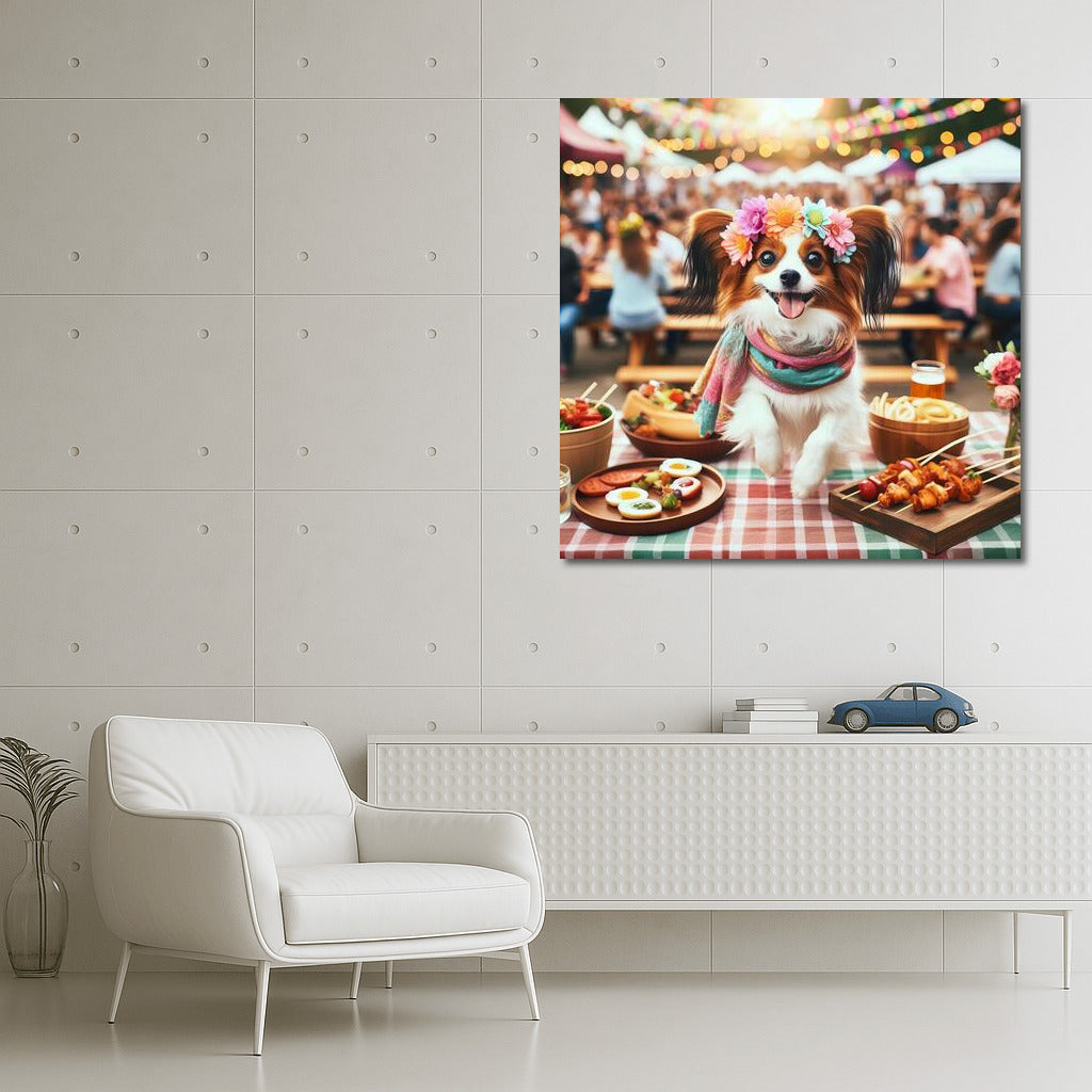 Papillon at the Festival: Joy and Fun on Your Wall