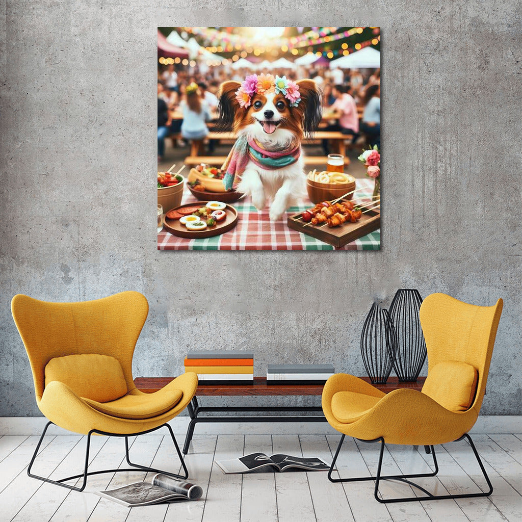 Papillon at the Festival: Joy and Fun on Your Wall
