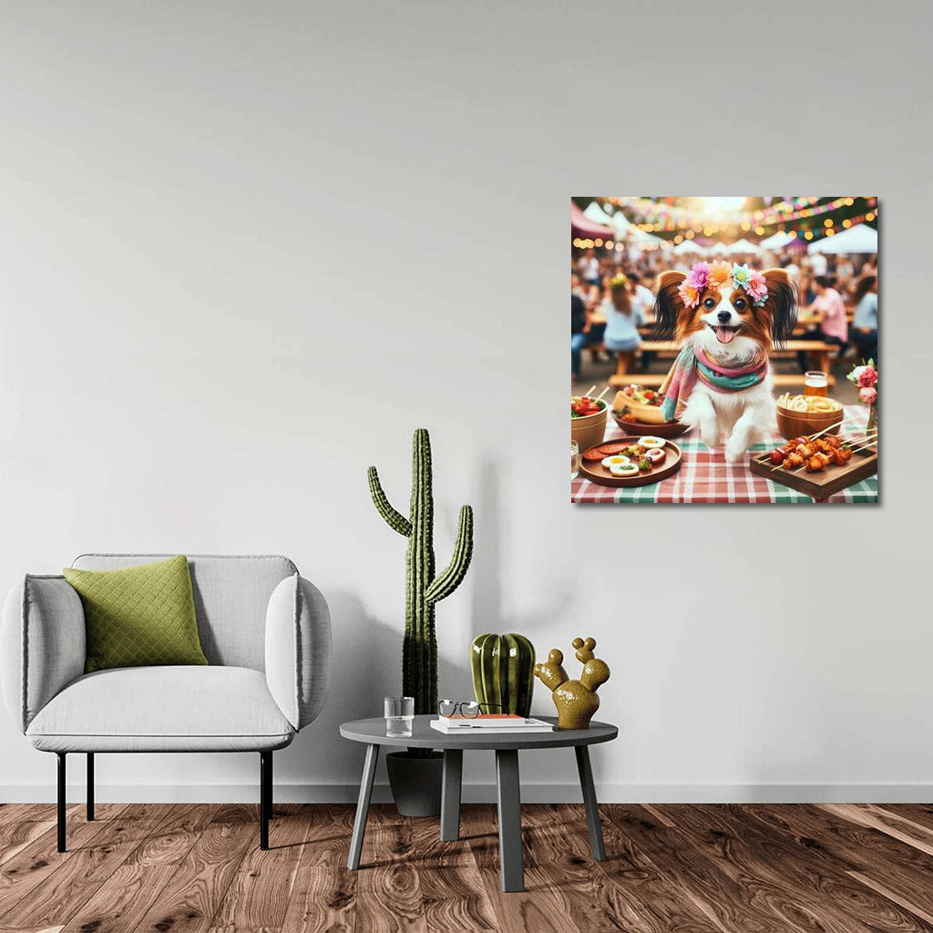 Papillon at the Festival: Joy and Fun on Your Wall