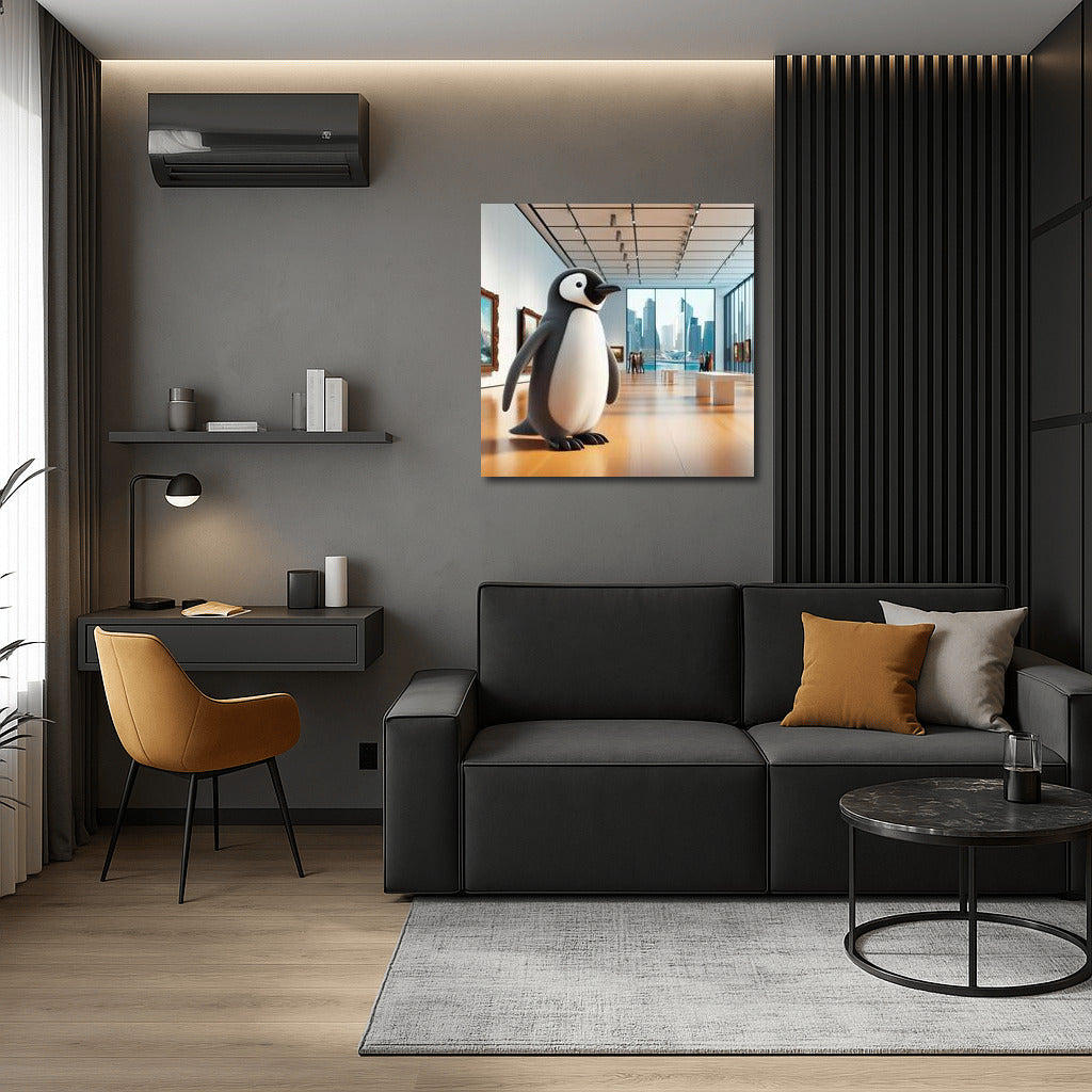 Penguin in the Contemporary Museum: The Charm of Unusual Decor