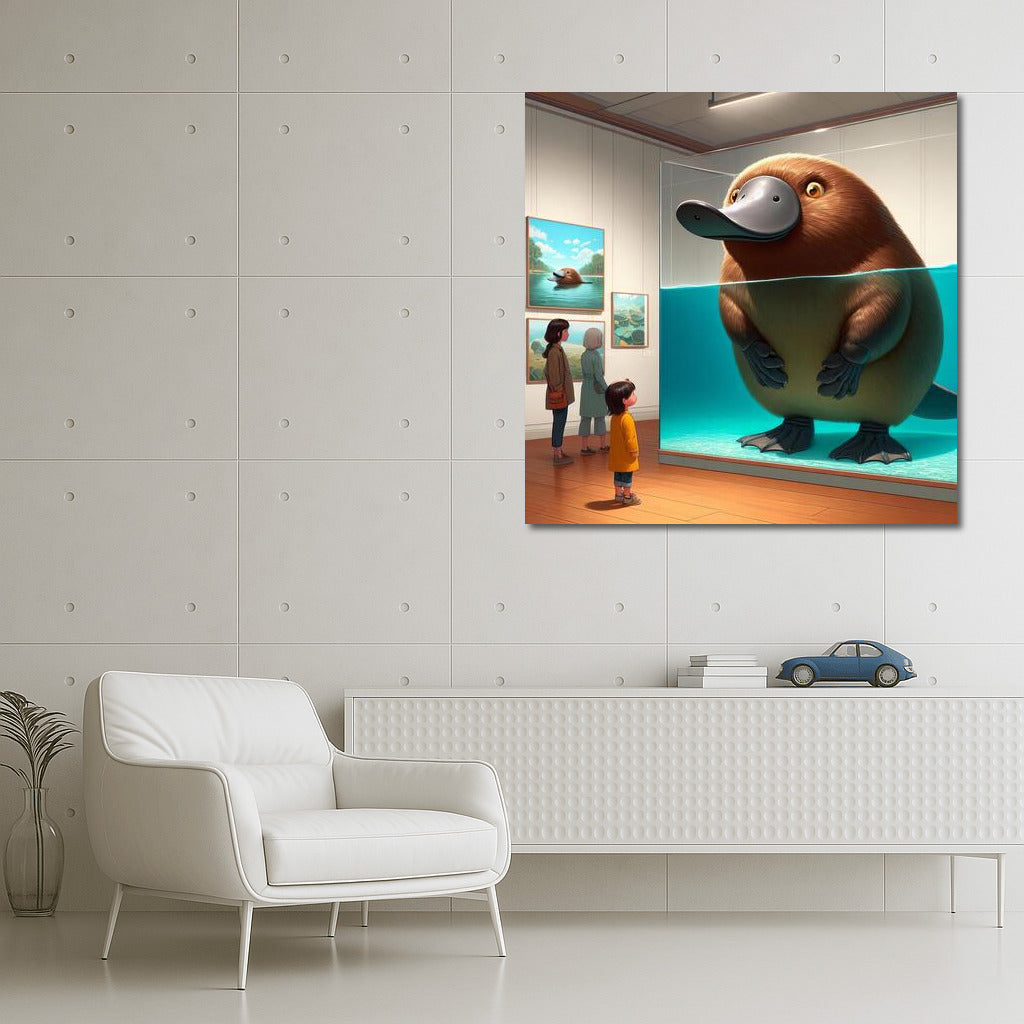 Platypus at the Museum: A Living Exhibit at the Exhibition