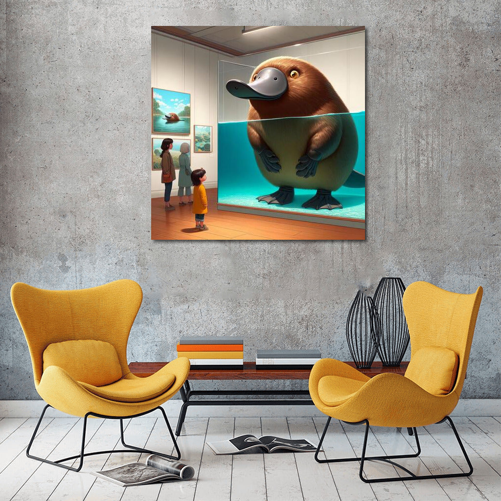 Platypus at the Museum: A Living Exhibit at the Exhibition