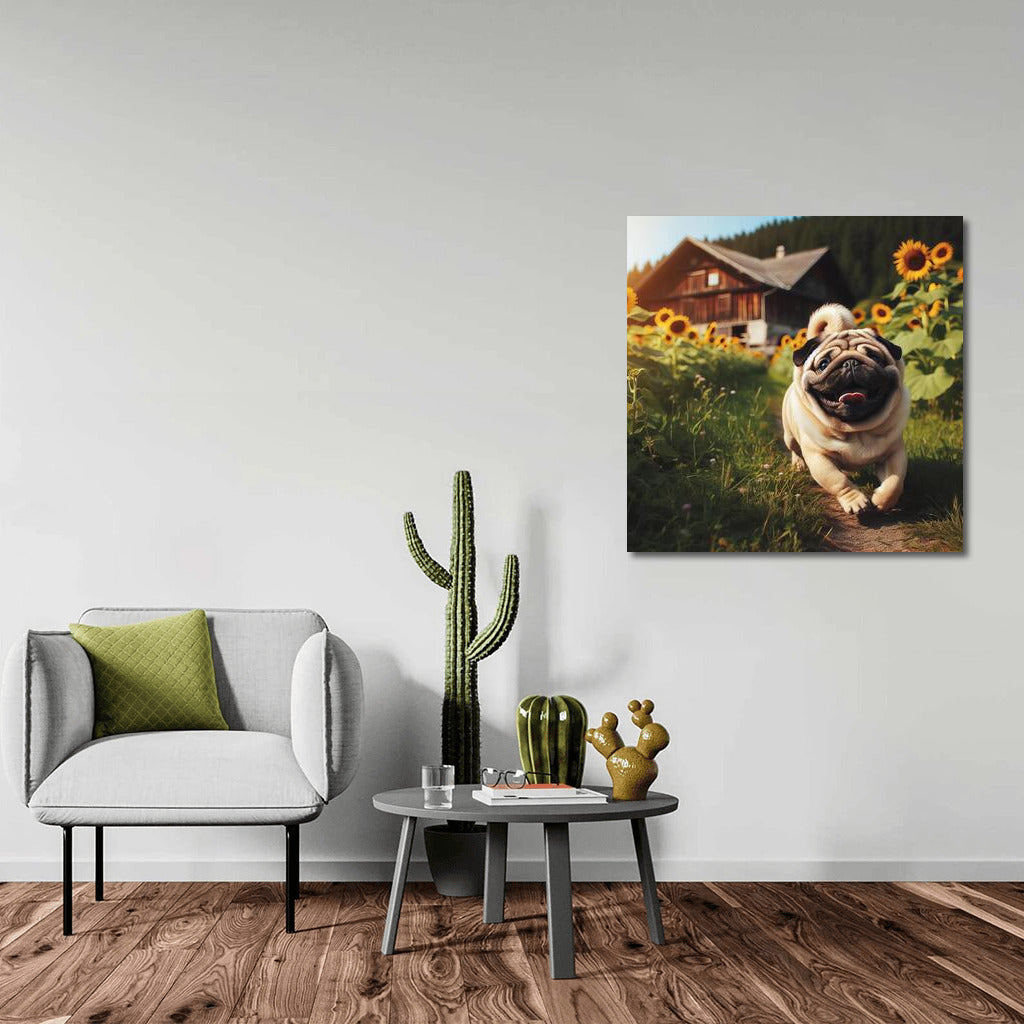 Pug on the Farm: Cozy Home Decor