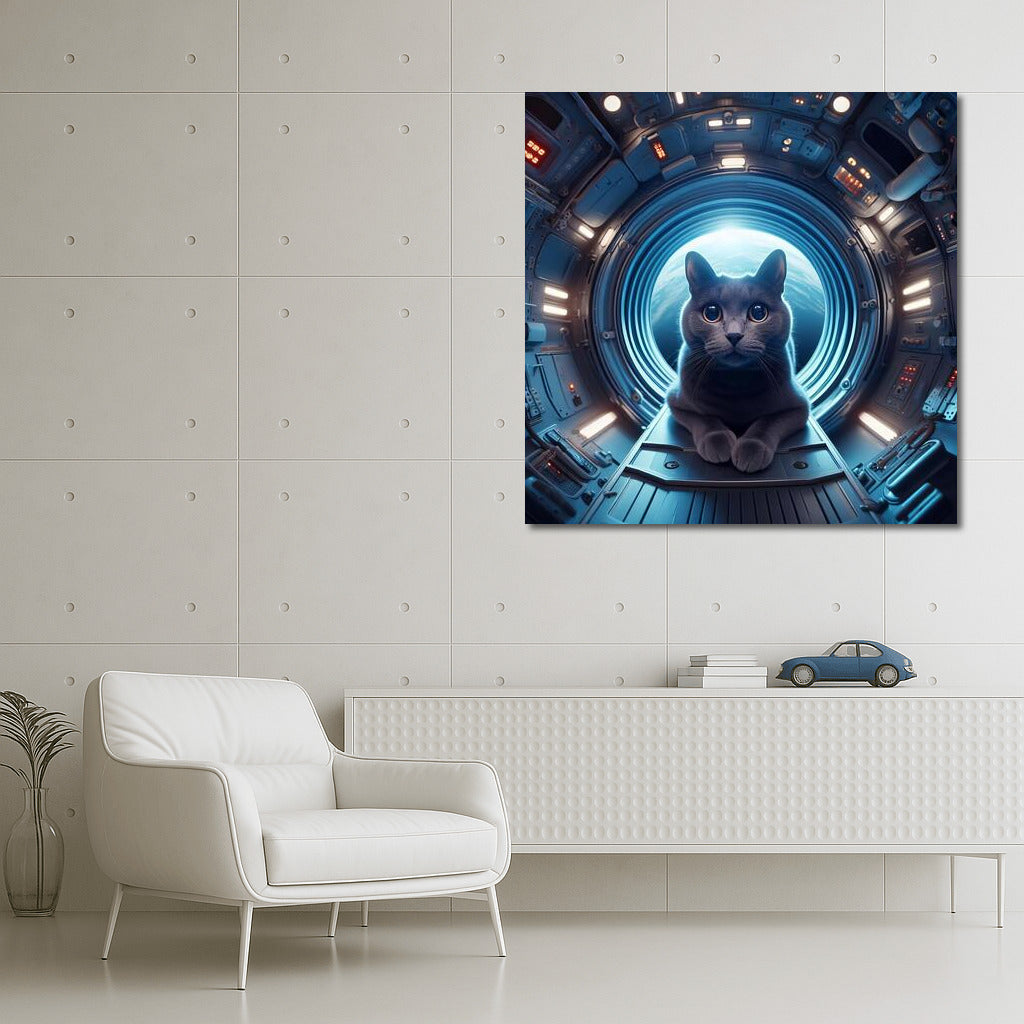 Russian Blue's Space Adventure at Station 2