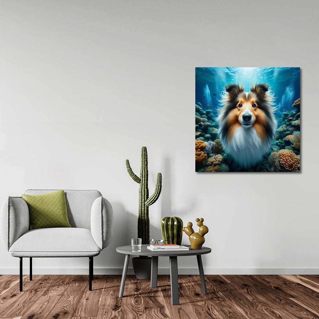 Shelties in the Underwater Kingdom: The Magical World of Shetland Sheepdog
