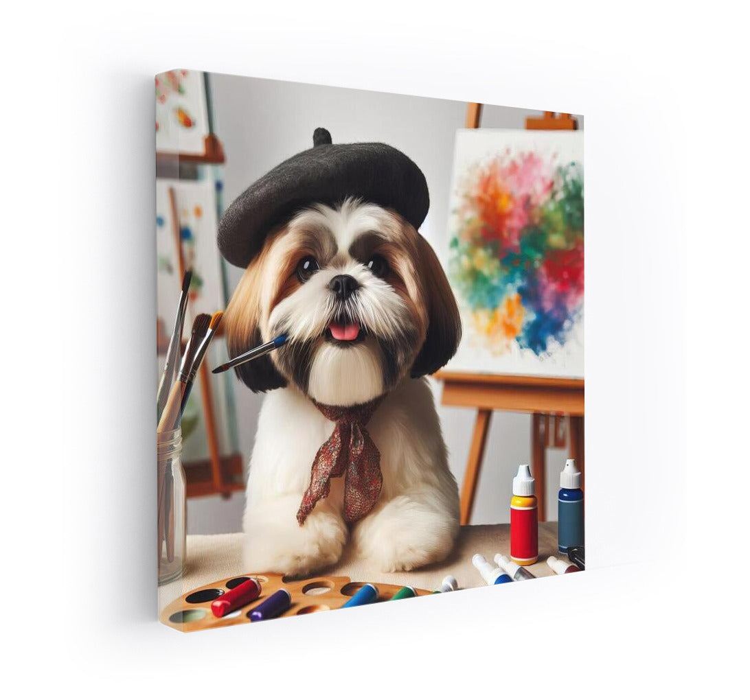 Shih Tzu Artist: Vivid Masterpieces on Canvas