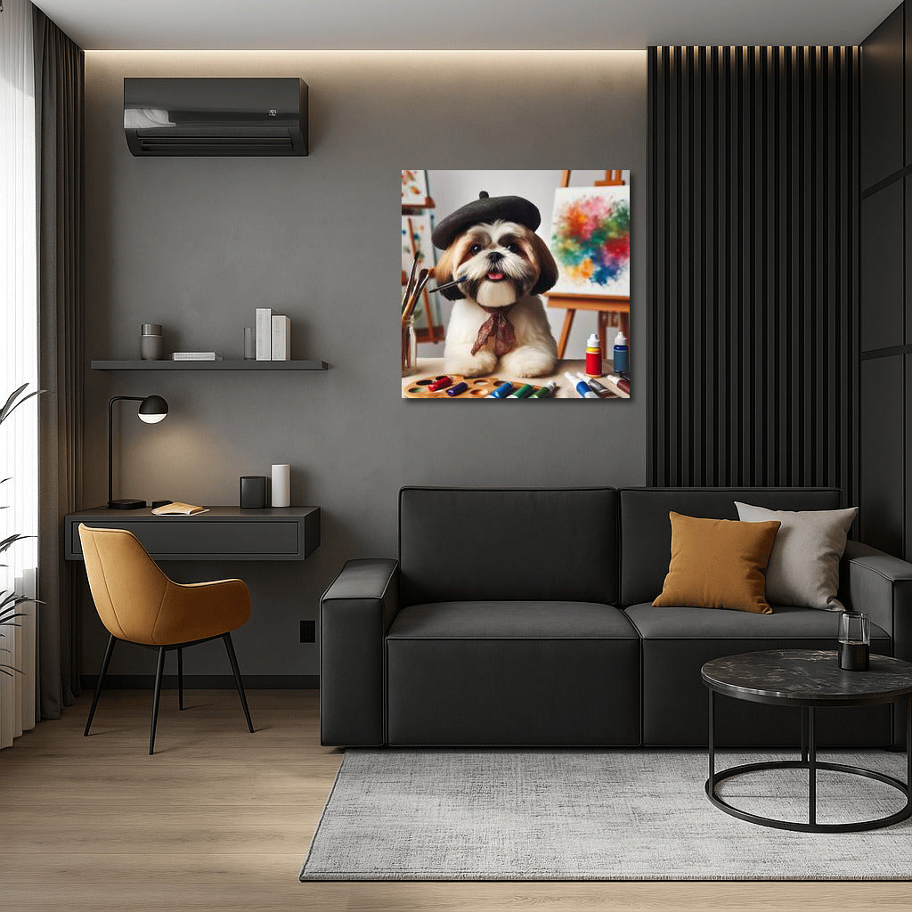 Shih Tzu Artist: Vivid Masterpieces on Canvas
