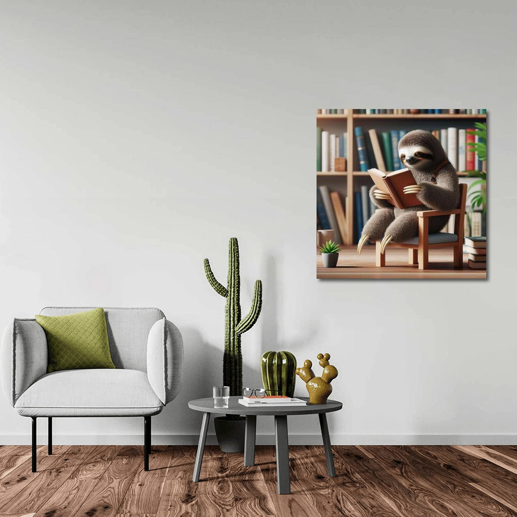 Sloth in the Library: Reading in Comfort