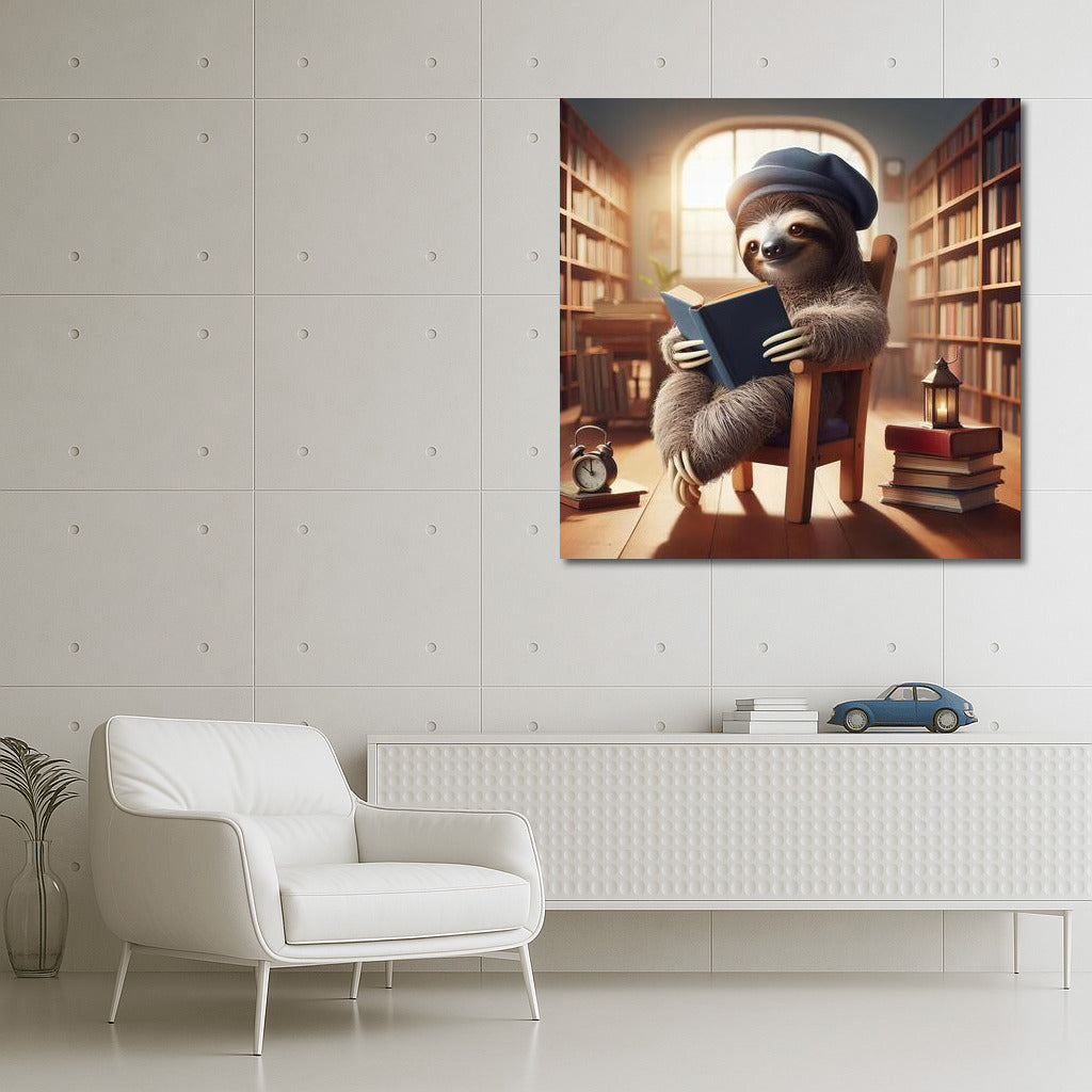 The Sloth in the Hat: Reading in the Cozy Library