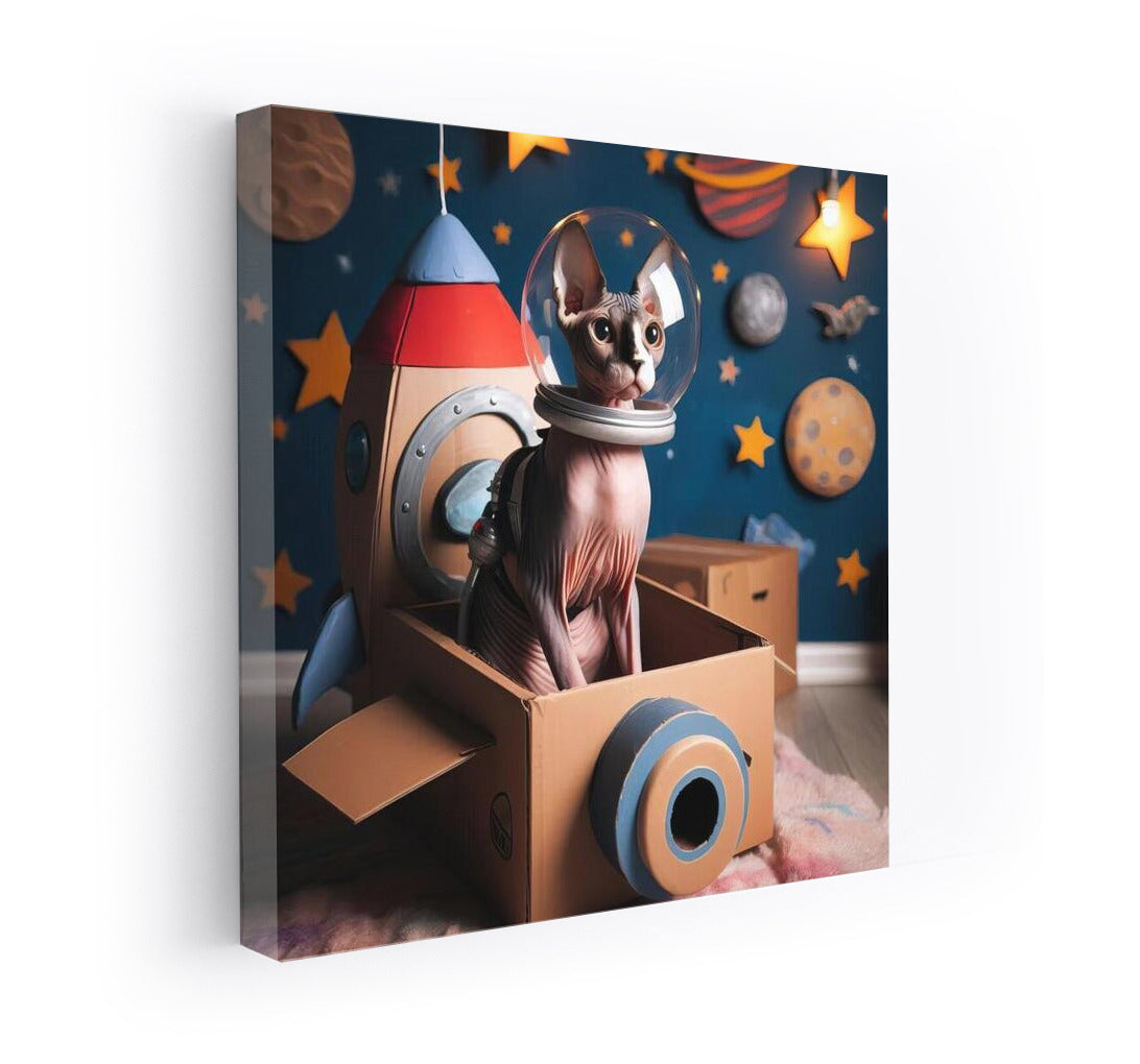 Space Sphinx: Furry Pilot in a Cardboard Starship