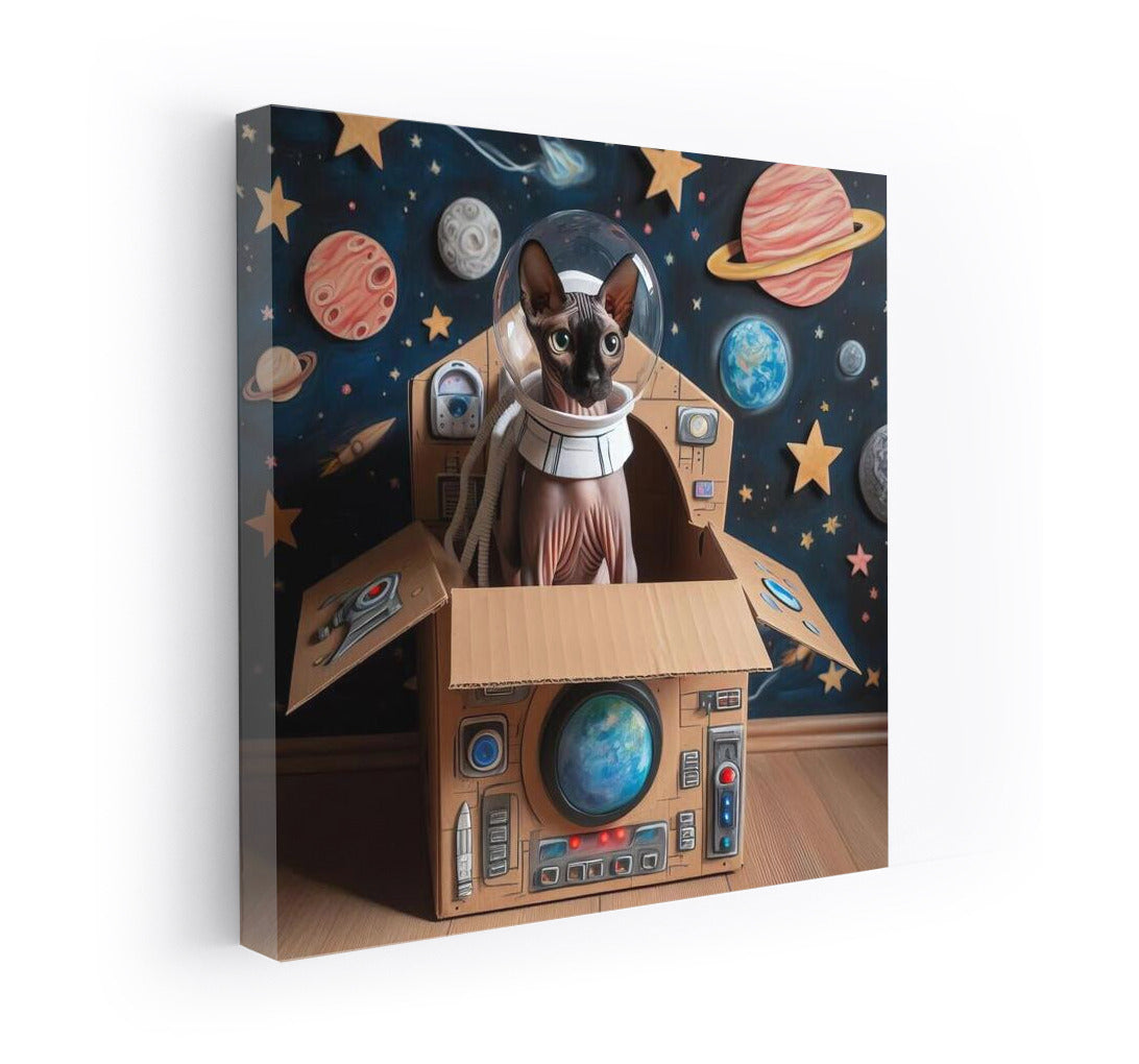 Sphinx Space Flight: Cat in a Spaceship