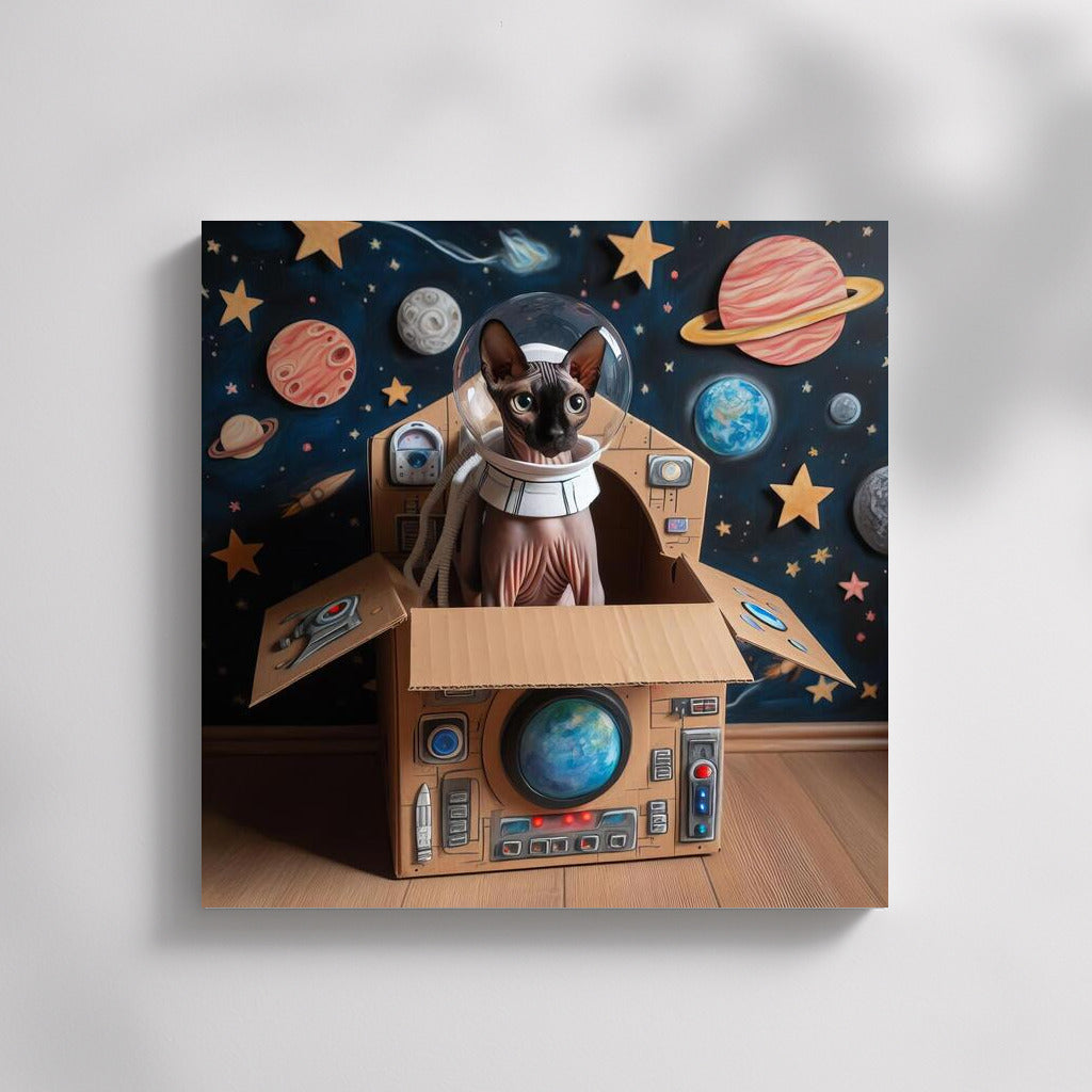 Sphinx Space Flight: Cat in a Spaceship