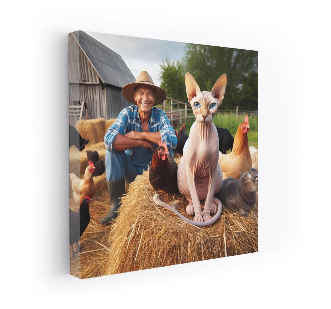 Sphinx on the Farm: Harmony of Nature and Art