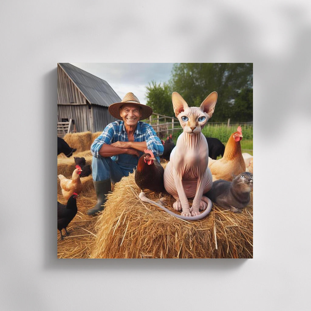Sphinx on the Farm: Harmony of Nature and Art