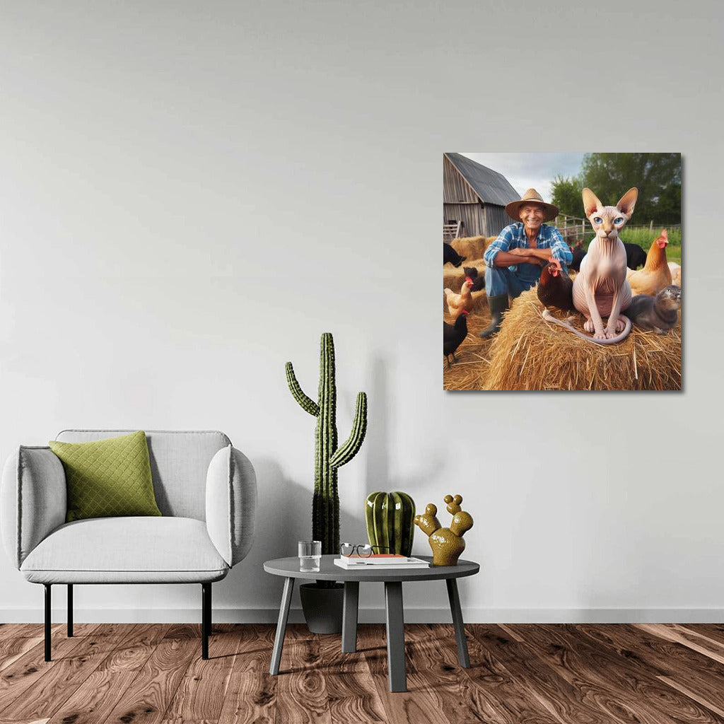 Sphinx on the Farm: Harmony of Nature and Art