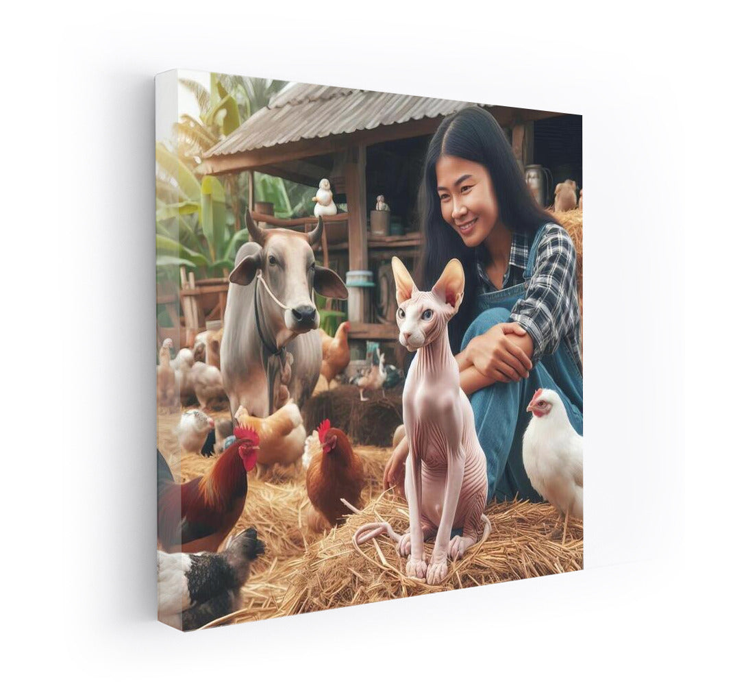 Sphinx on a Country Farm: Idyll and Harmony of Nature