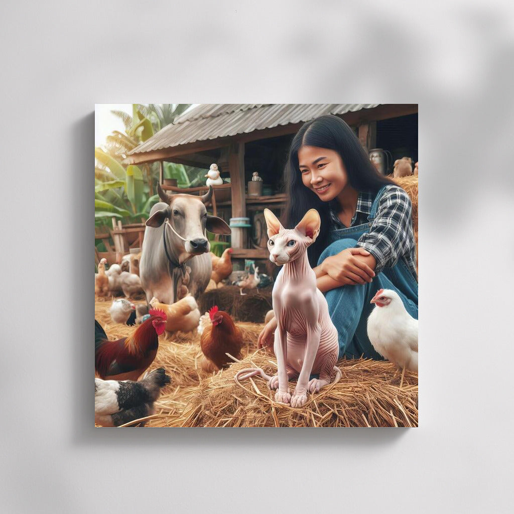 Sphinx on a Country Farm: Idyll and Harmony of Nature