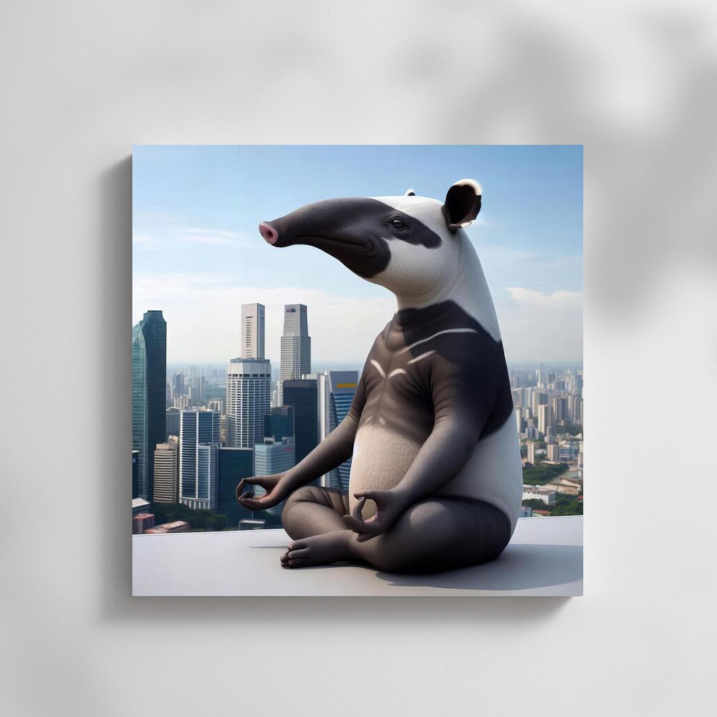 Tapir Yoga on the Roof of a Skyscraper: Meditation at Heights