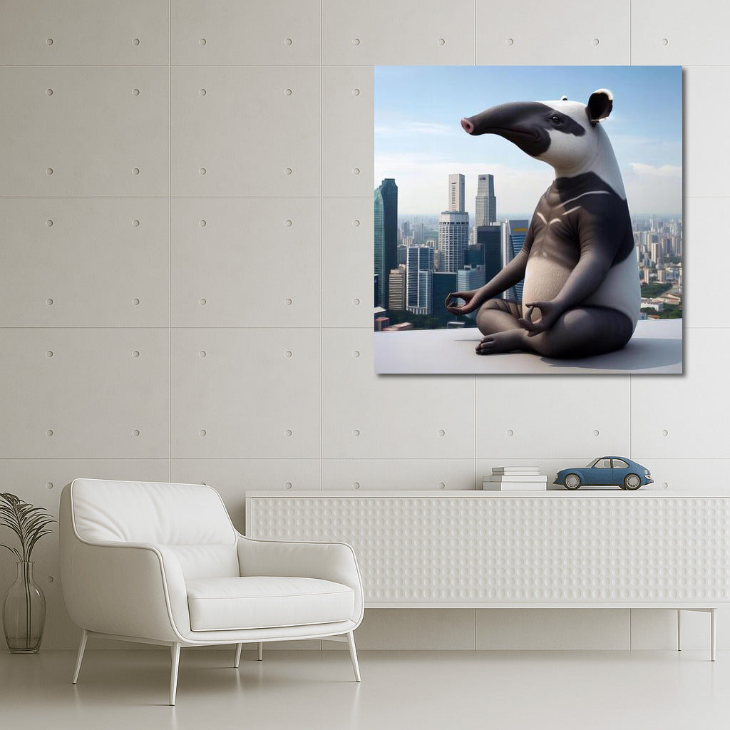 Tapir Yoga on the Roof of a Skyscraper: Meditation at Heights