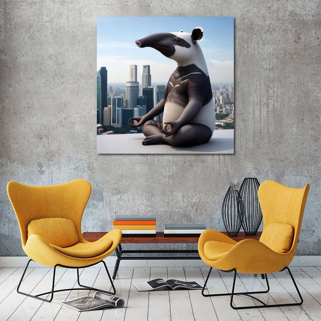 Tapir Yoga on the Roof of a Skyscraper: Meditation at Heights