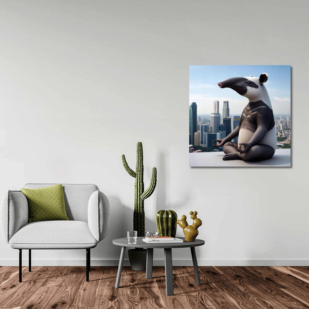 Tapir Yoga on the Roof of a Skyscraper: Meditation at Heights