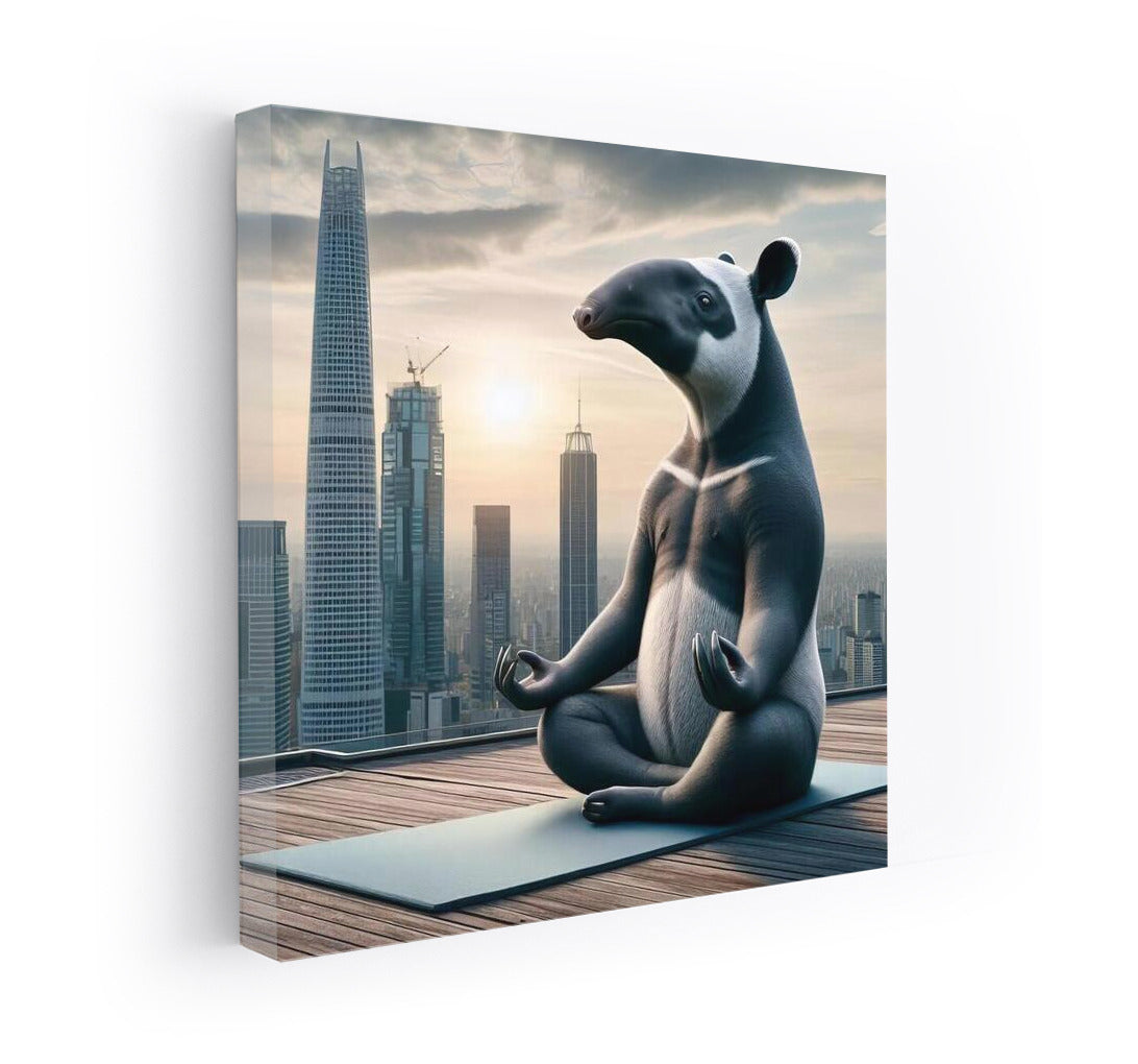 Tapir at Zenith: Yoga on the Roof of the Metropolis
