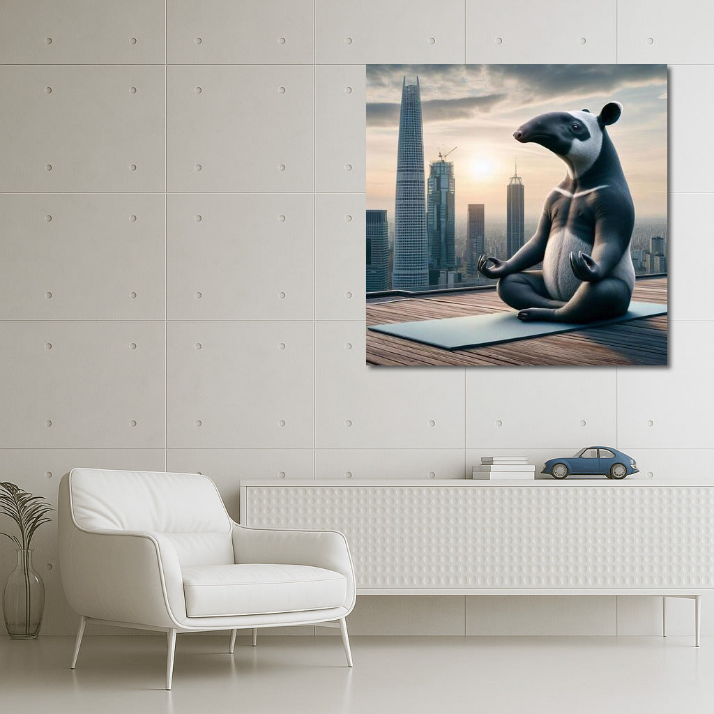 Tapir at Zenith: Yoga on the Roof of the Metropolis