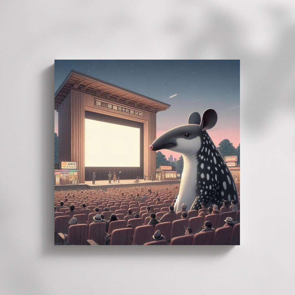 Tapir at a Star-Studded Film Show: A Magical Evening in the Open Air